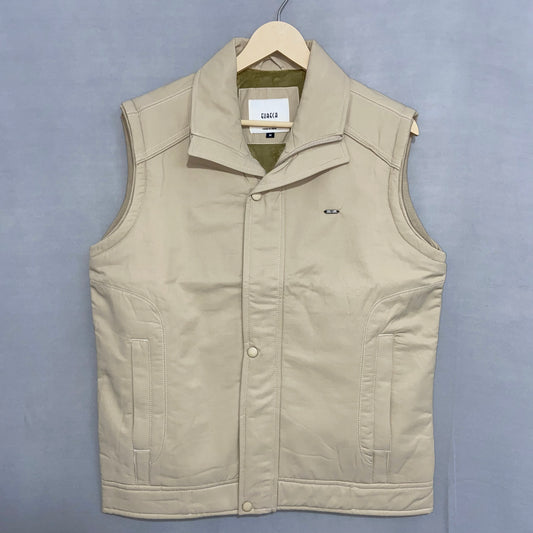 Men's Tailored Cotton Sleeveless Jacket