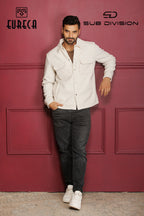 Eureca Men's Solid Casual Jacket