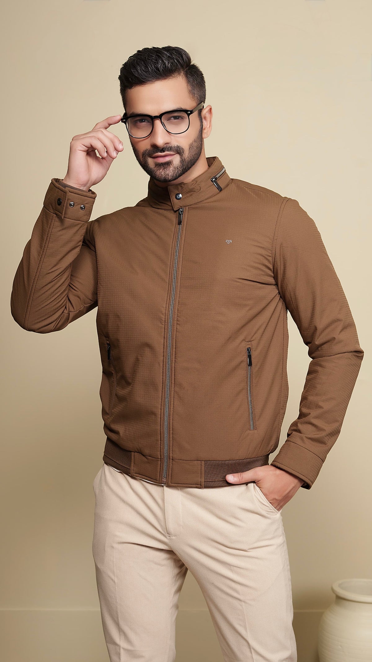 Men's Solid Jacket