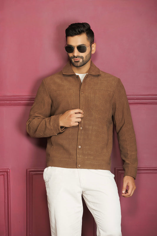 Men's Solid Corduroy Overshirt