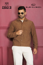 Eureca Solid Corduroy Overshirt