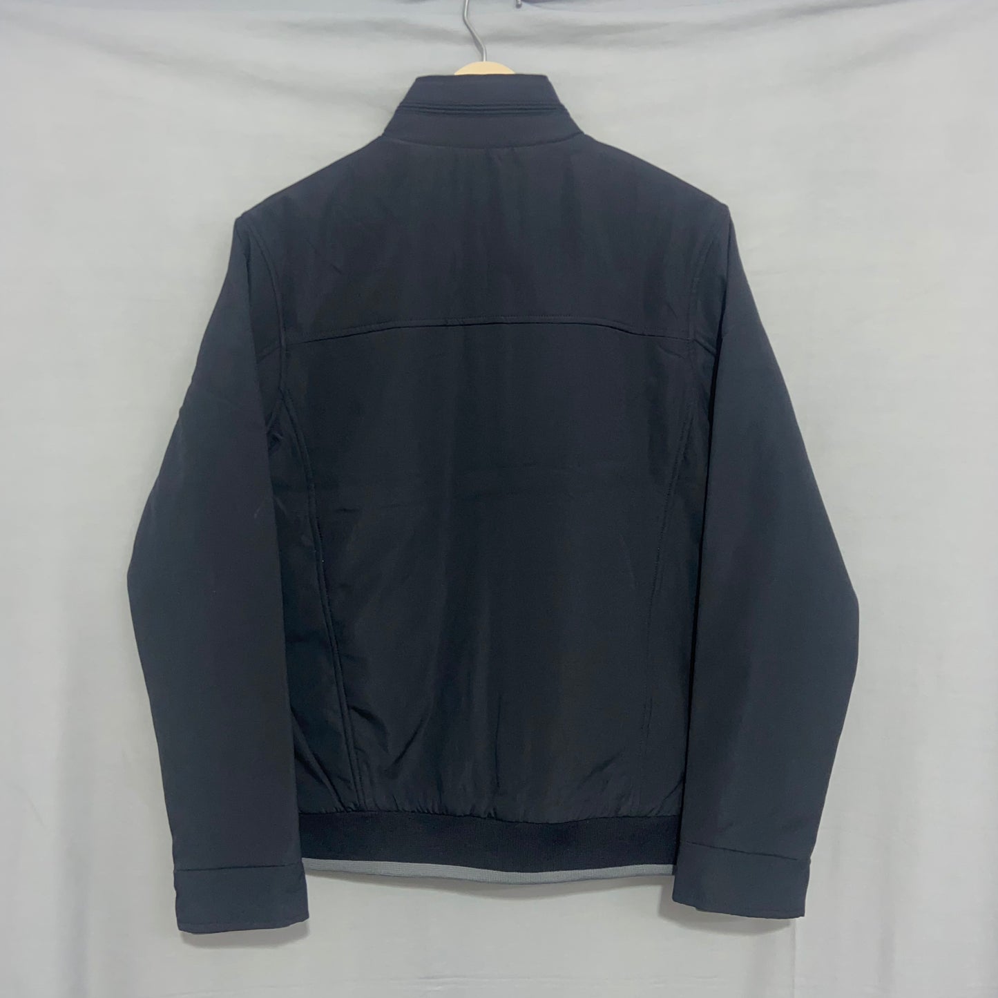 Solid Mock Collar Casual Jacket for Men