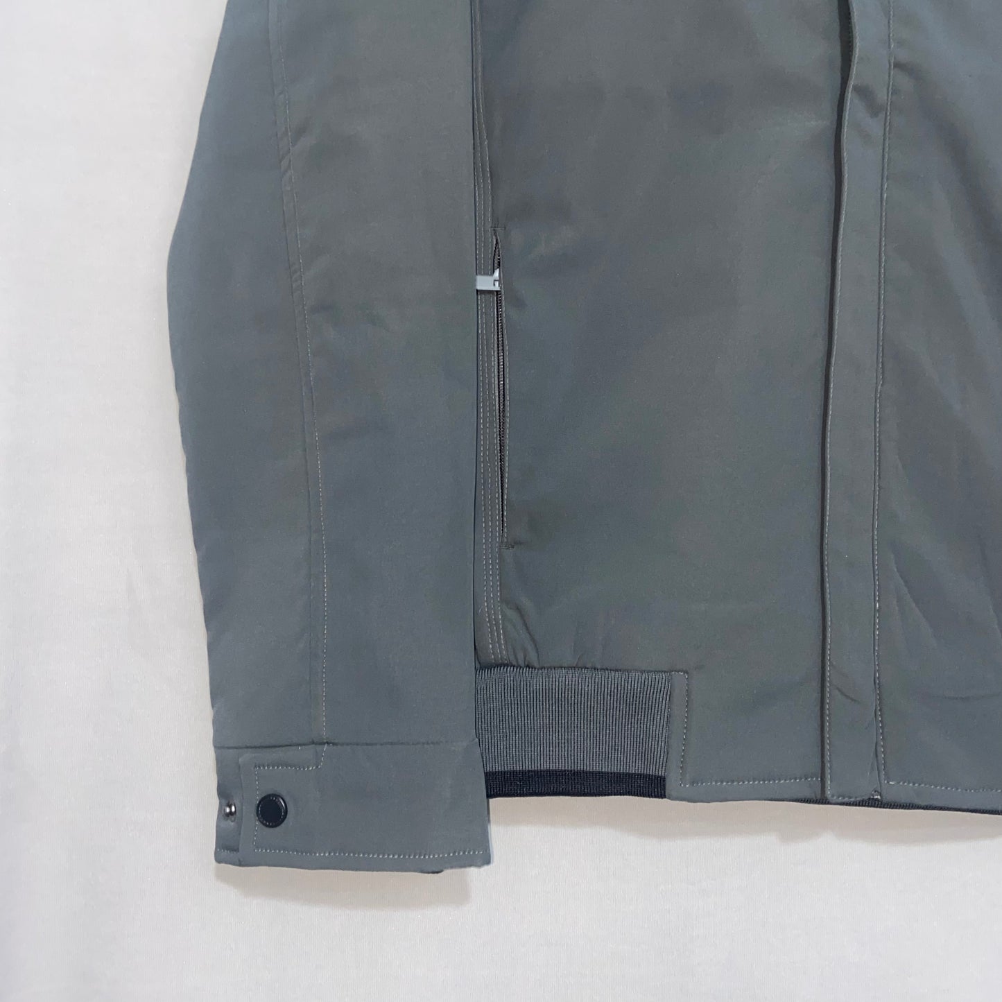 Solid Mock Collar Casual Jacket for Men