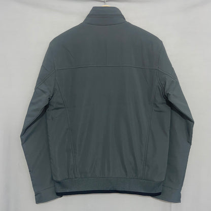 Solid Mock Collar Casual Jacket for Men