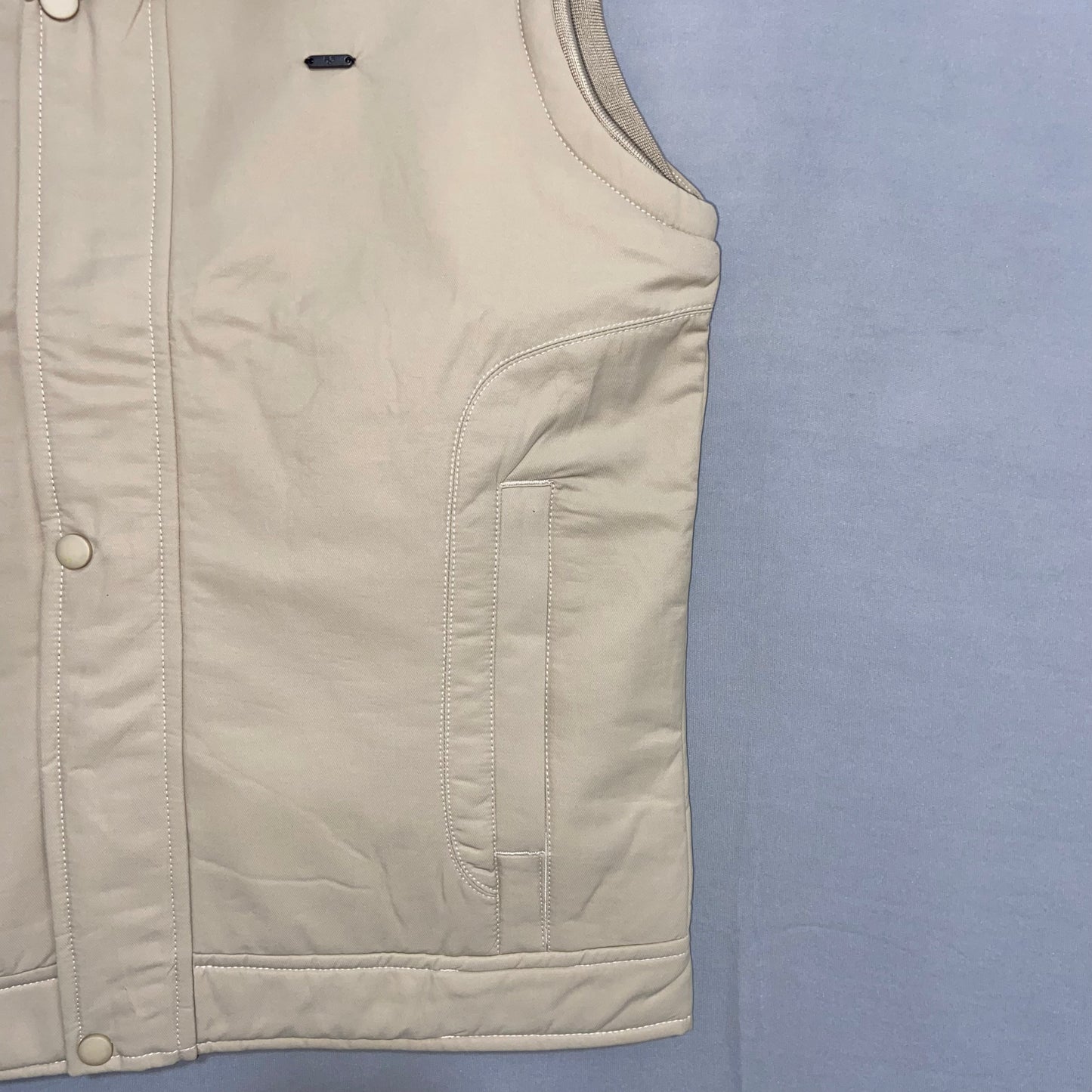 Men's Tailored Cotton Sleeveless Jacket