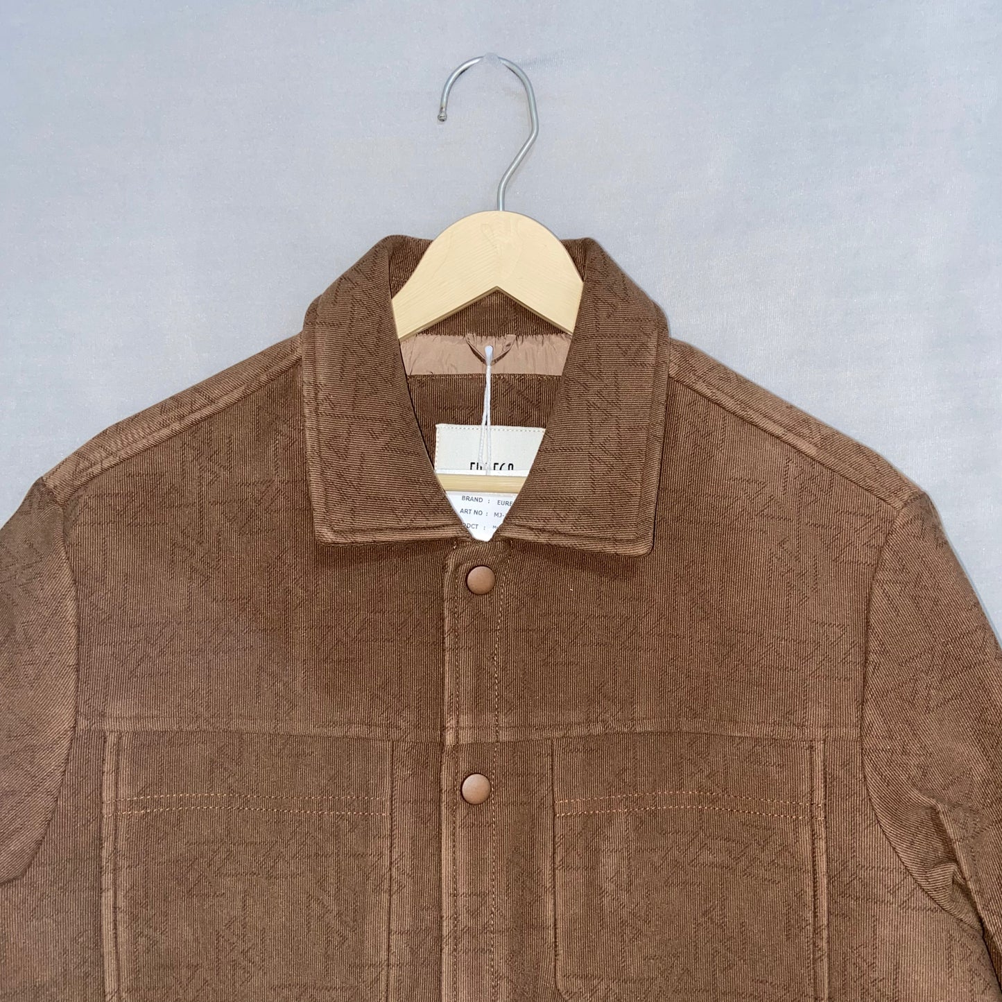Men's Solid Corduroy Overshirt