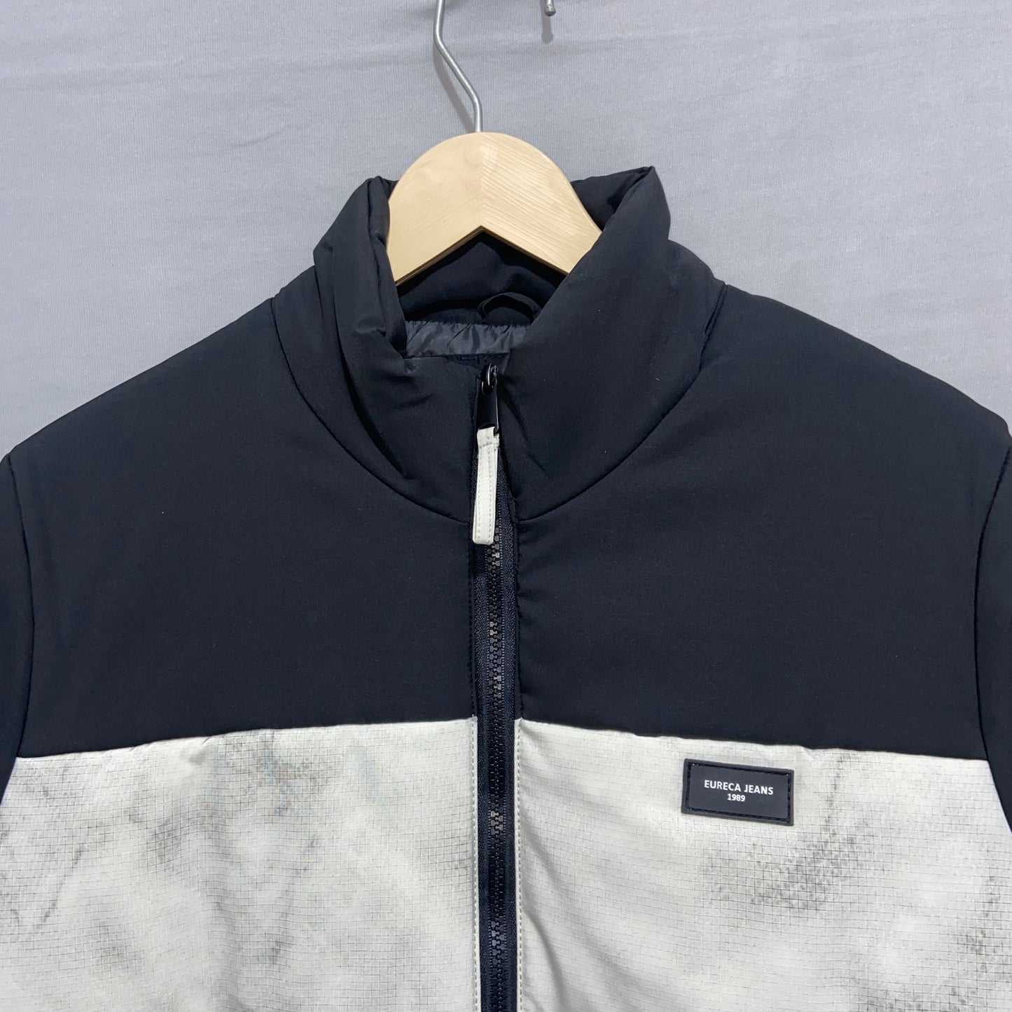 Men's Colourblock Quilted Jacket