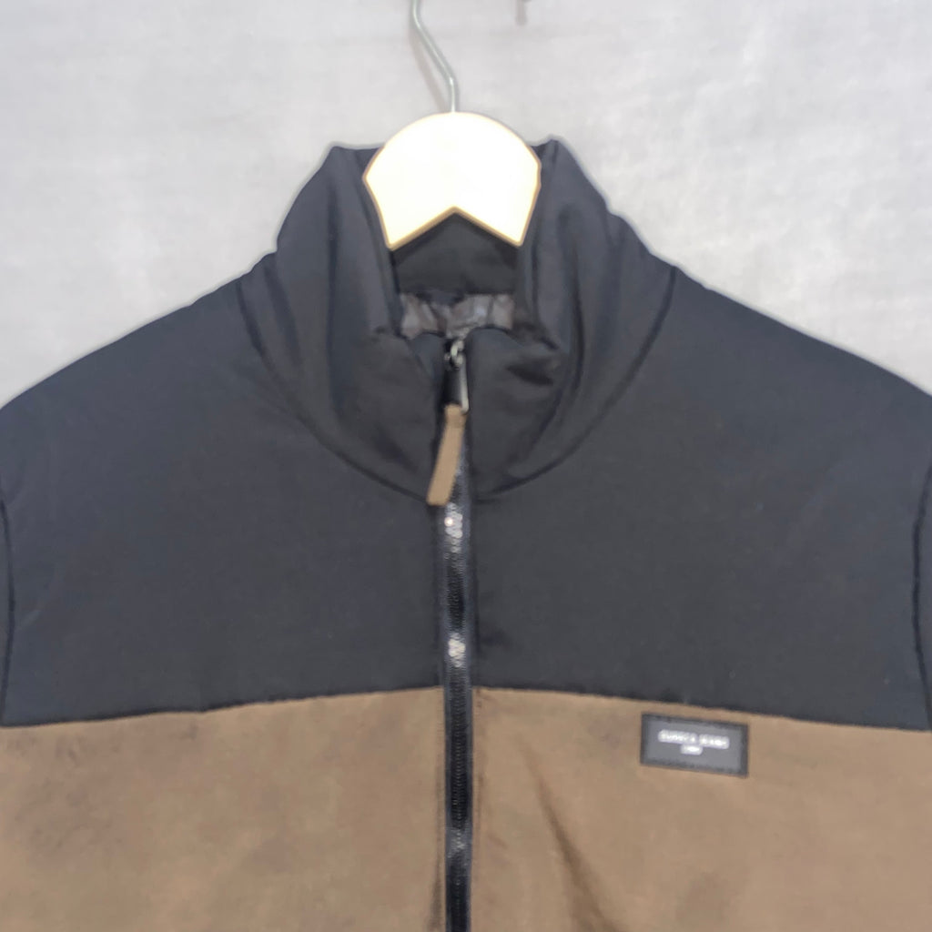 Eureca Men's Colourblock Quilted Jacket